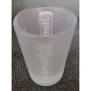 Jegermeister Etched Deer & Cross Logo Frosted Shot Glass Opaque 1 fl.oz